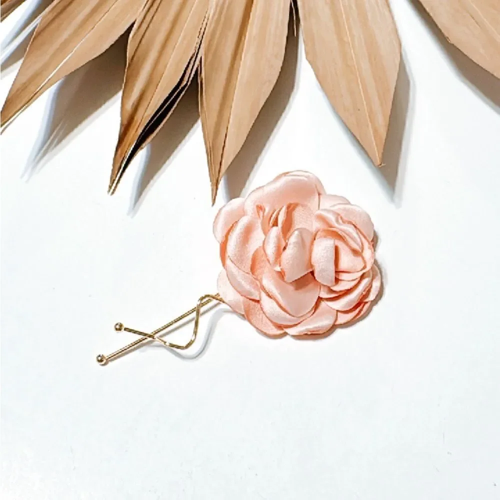 Boho flower hair clips S755